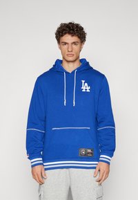 Fanatics - MLB LOS ANGELES DODGERS FOUNDATION HOODIE - Club wear - deep royal/white/sport gray Thumbnail Image 1