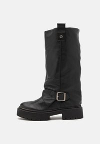 Steve Madden GODIVA - Stivali con plateau - black