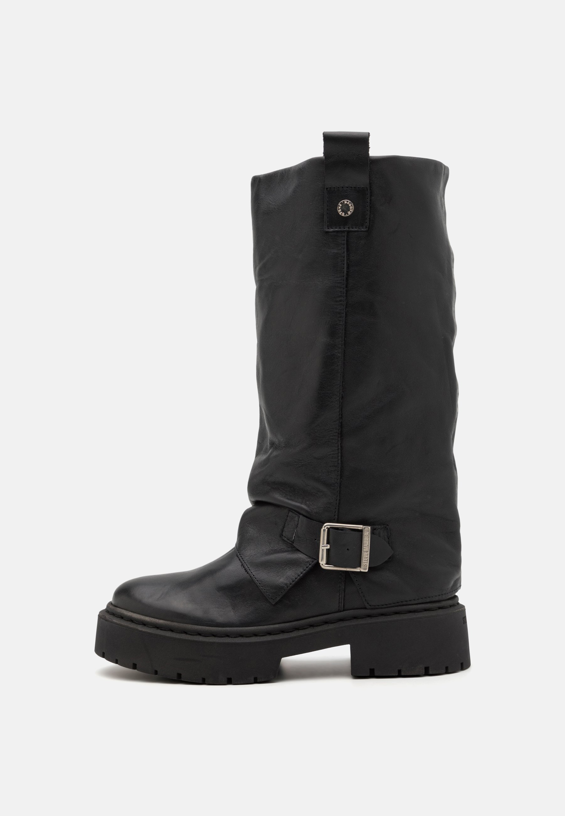 Stivaletti Neri Boot Steve Madden Stivaletti Pelle Steve Madden