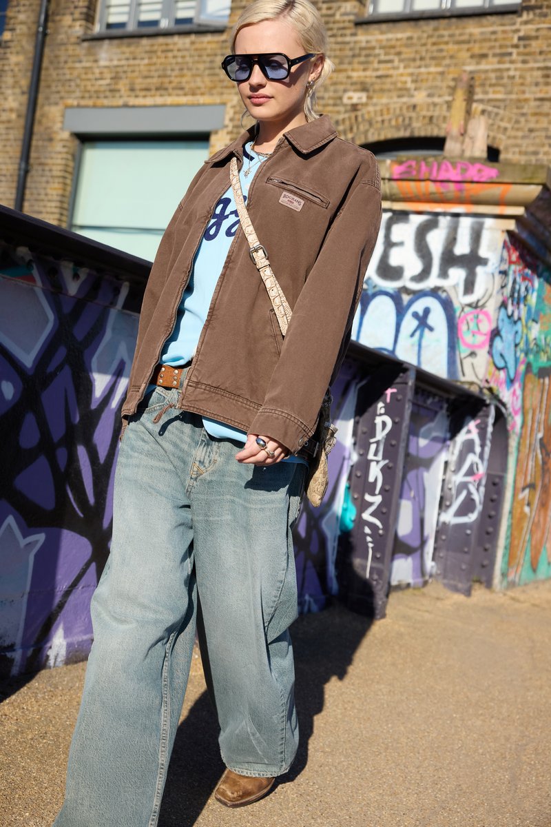 BDG Urban Outfitters Lichte jas bruin BDG Urban Outfitters Lichte jas bruin