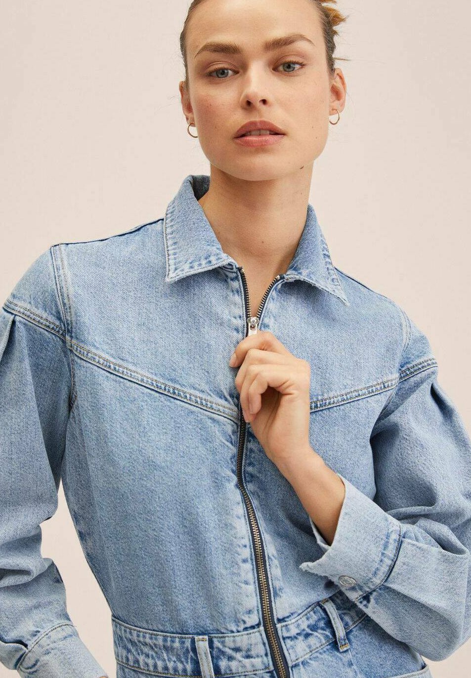 Mango AMALIEN - Mono - azul medio/azul - Zalando.es
