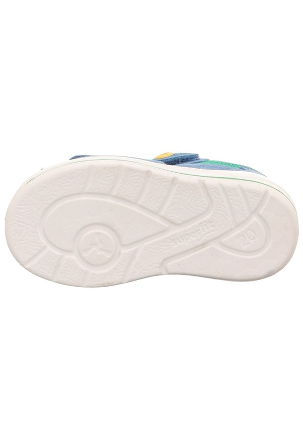 BOOMERANG – Lauflernschuh – blau grün