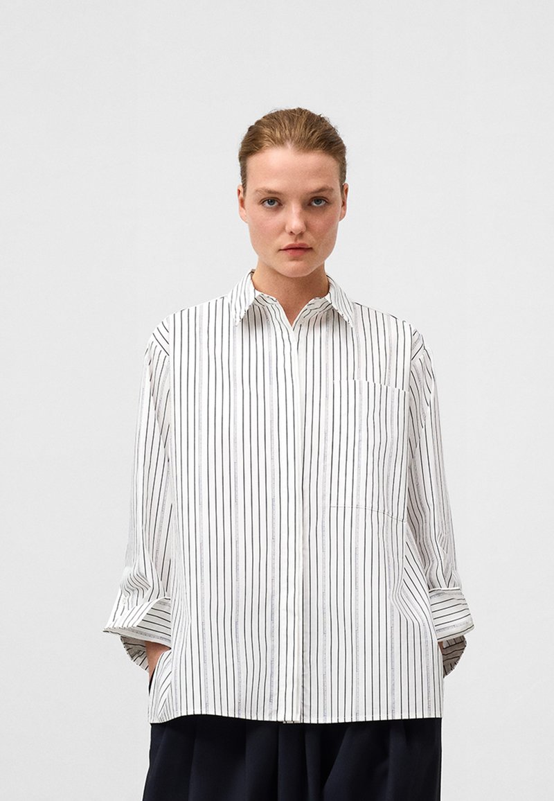 ADOLFO DOMINGUEZ STRIPED - Camicia - blue stripe