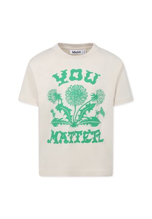 MANICA CORTA - T-shirt imprimé - ivory