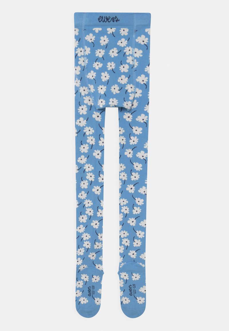 Kinder Socken | Ewers FLOWERS Strumpfhose light blue/hellblau - NA23062 Kinder Socken | Ewers FLOWERS Strumpfhose light blue/hellblau - NA23062
