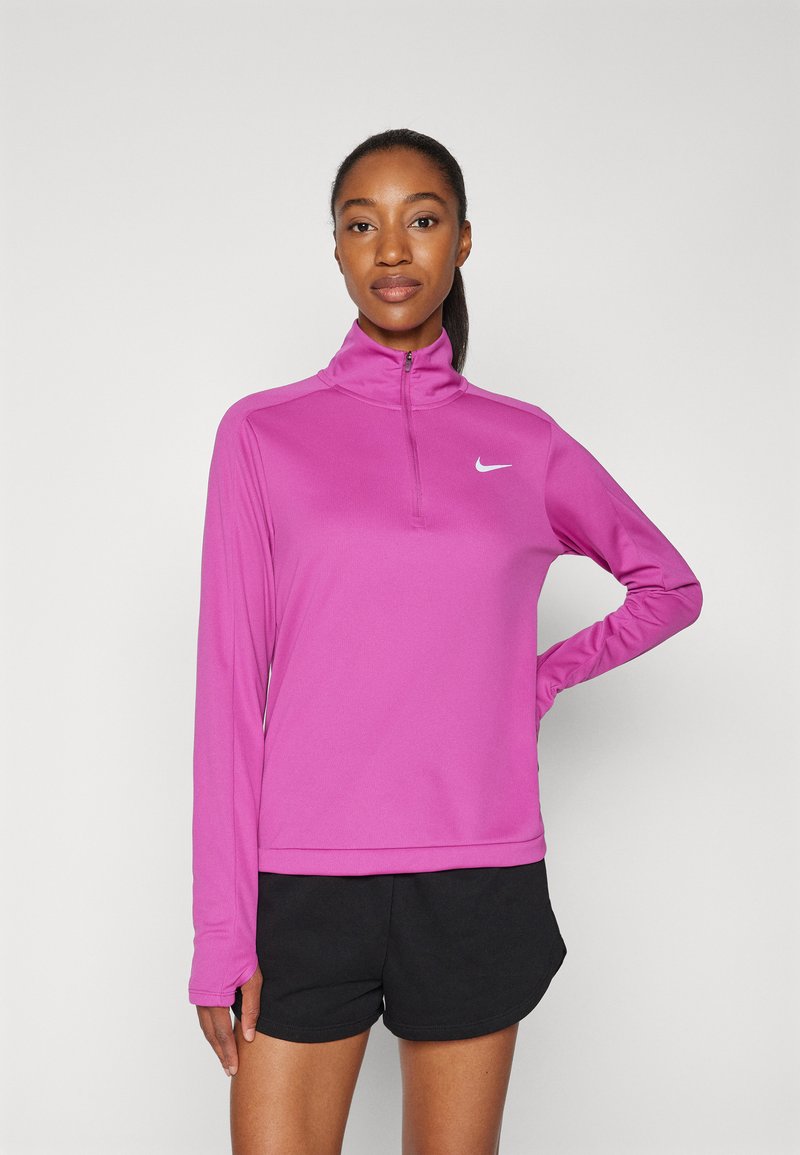 Nike Performance DRI-FIT PACER - Top dugih rukava - hot fuchsia