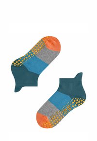 FALKE COLOUR BLOCK - Chaussettes - peacock