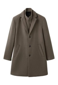 Halflange jas - medium brown