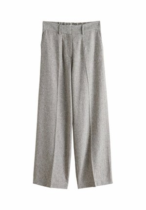 RICH HERRINGBONE WIDE LEG - Bukser - mole