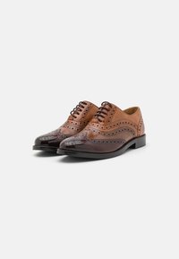 Melvin & Hamilton SELINA - Stringate - mogano/mid brown/wood/tan/navy