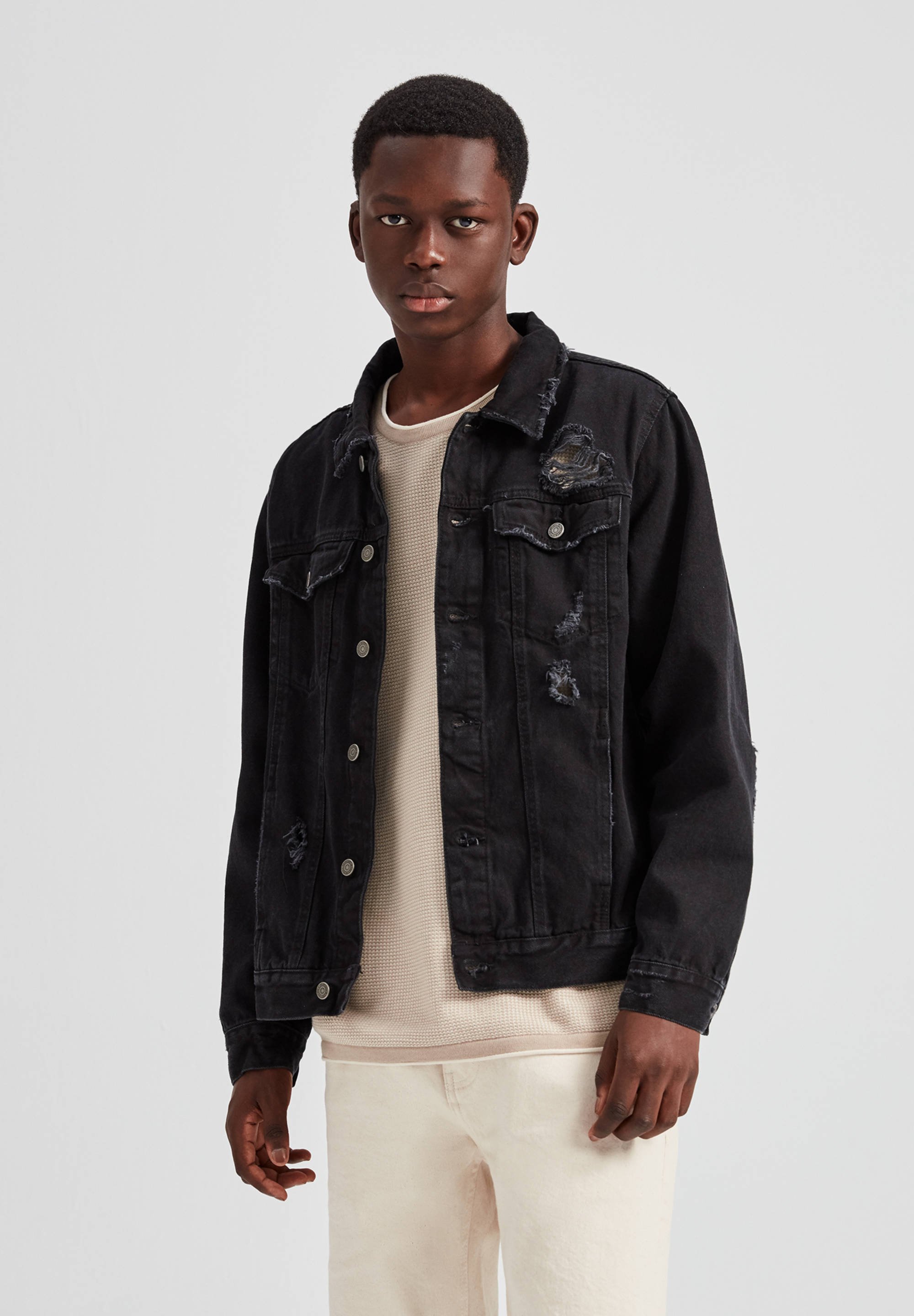 jeansjacke herren pull and bear