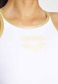Arena ONE BIGLOGO - Fato de banho - white/gold