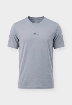 Nike Performance, TEE - Спортна тениска - smoke grey/black