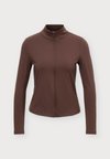 TRAINING JACKET WITH FULL ZIP - Veste de survêtement - dark brown
