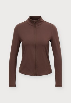 Even&Odd active by Zalando, TRAINING JACKET WITH FULL ZIP - Veste de survêtement - dark brown