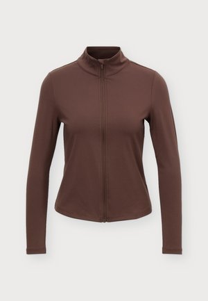 Even&Odd active by Zalando, TRAINING JACKET WITH FULL ZIP - Veste de survêtement - dark brown