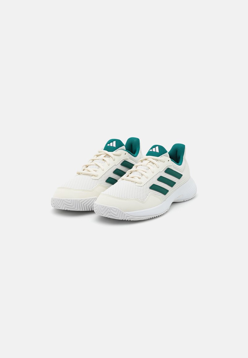 adidas Performance GAME SPEC 2 - Multicourt tennis shoes -  off-white/collegiate green/footwear white/off-white - Zalando.ie
