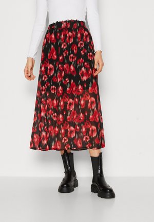 A-line skirt - red