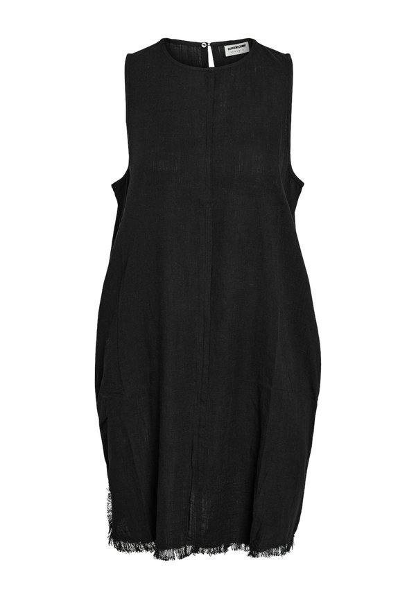 MIT FRANSEN-DETAIL UND MODERNEM SCHNITT - Freizeitkleid - schwarz