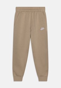 Nike Sportswear SPORTSWEAR CLUB FLEECE - Melegítő - khaki/white