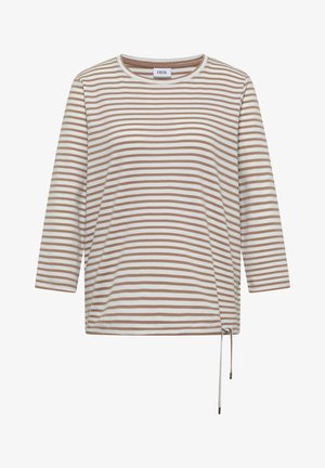 Cecil, 3/4-ARM SHIRT MIT RUNDHALS UND STREIFEN - Longsleeve - natural taupe