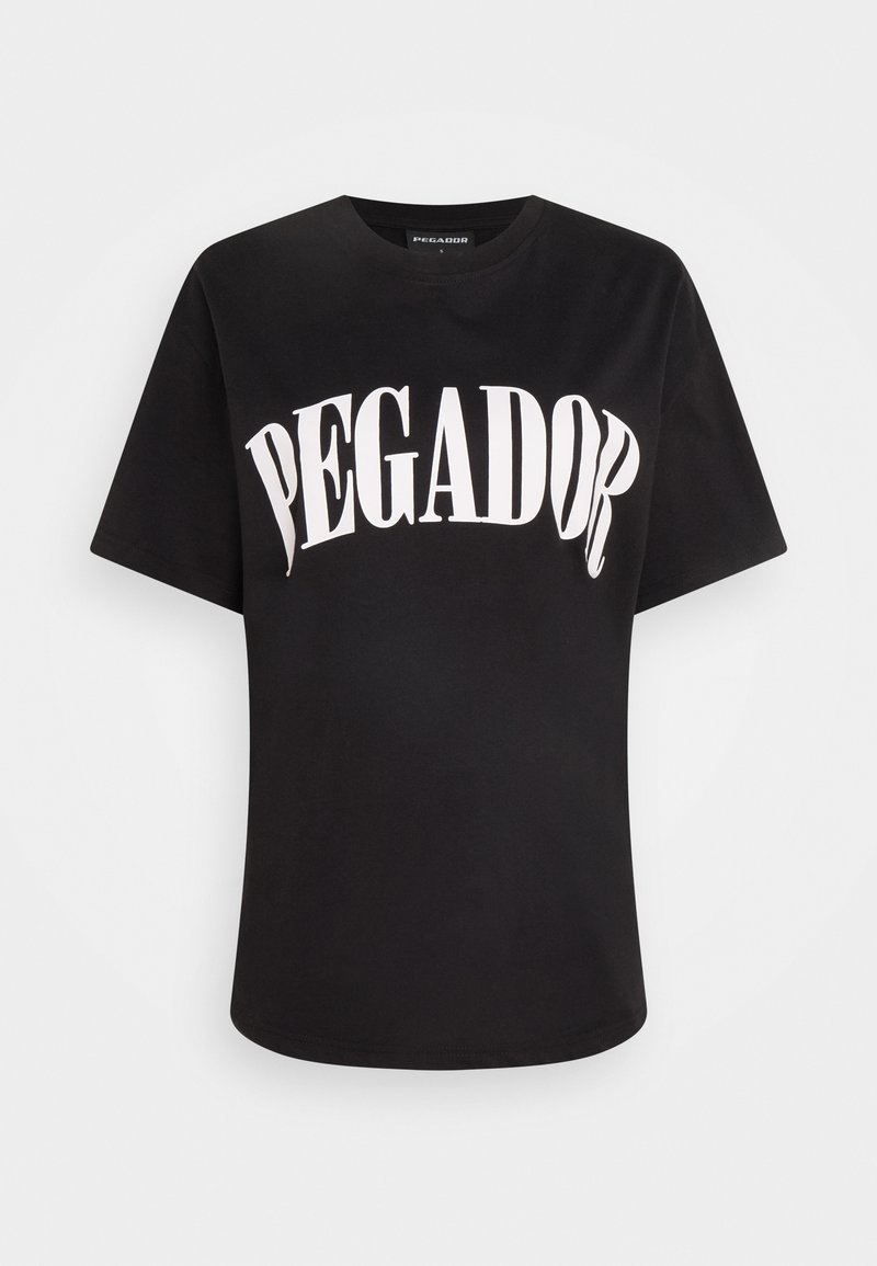 Damen T-Shirts | Pegador MIAMI TEE FLAMINGO T-Shirt print black/flamingo/schwarz - RD74722 Damen T-Shirts | Pegador MIAMI TEE FLAMINGO T-Shirt print black/flamingo/schwarz - RD74722