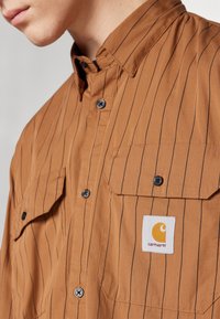 Carhartt WIP ORLEAN SHIRT - Srajca - orlean/hamilton brown/black