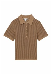 Reiss BLEND OPEN - Polo majica - tan