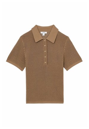 BLEND OPEN - Polo marškinėliai - tan