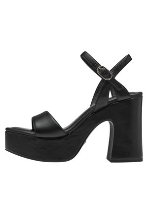 High Heel Sandalette - black matt