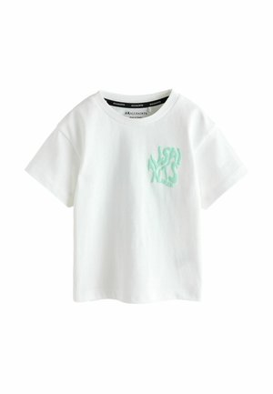 REGULAR FIT - YOUNGER ORLANDO LOGO OVERSIZED CREW - Tricou cu imprimeu - white