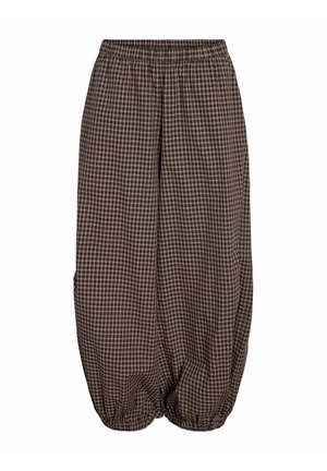 Noisy May, TROUSERS NMTRIX BALLOON - Pantalon classique - chocolate brown