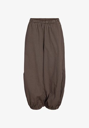 Noisy May, TROUSERS NMTRIX BALLOON - Pantalon classique - chocolate brown