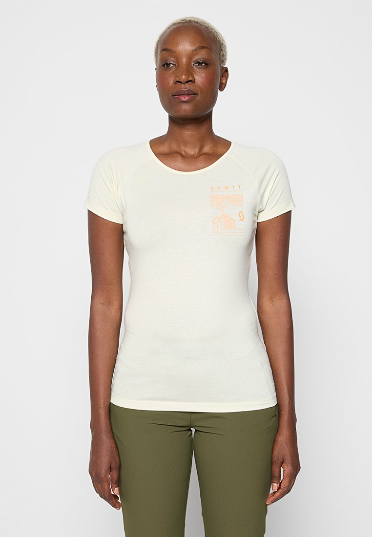 SCOTT Sports Sport T-shirt geel SCOTT Sports Sport T-shirt geel