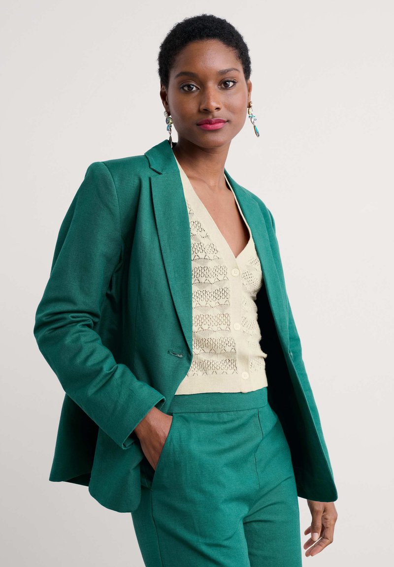 Seasalt Cornwall - ERICA LONG SLEEVE - Blazer - pine shoots, Enlarge