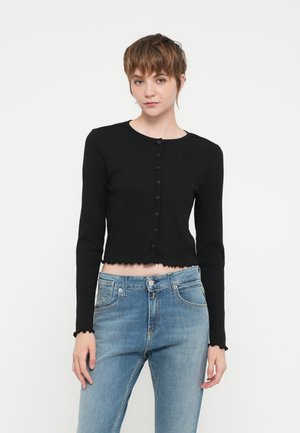 ONLINA CARDIGAN - Vest - black