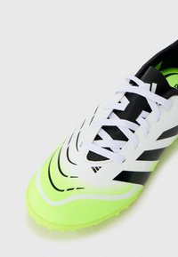 adidas Performance PREDATOR CLUB UNISEX - Turf football boots - white/core black/lucid lemon