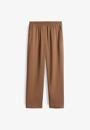 someday. MID RISE COMFORT WAISTBAND - Stoffhose - brown sugar