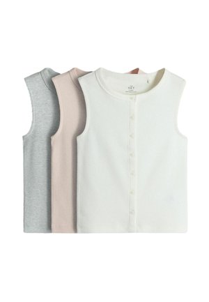 3 PACK  - Waistcoat - pink grey white