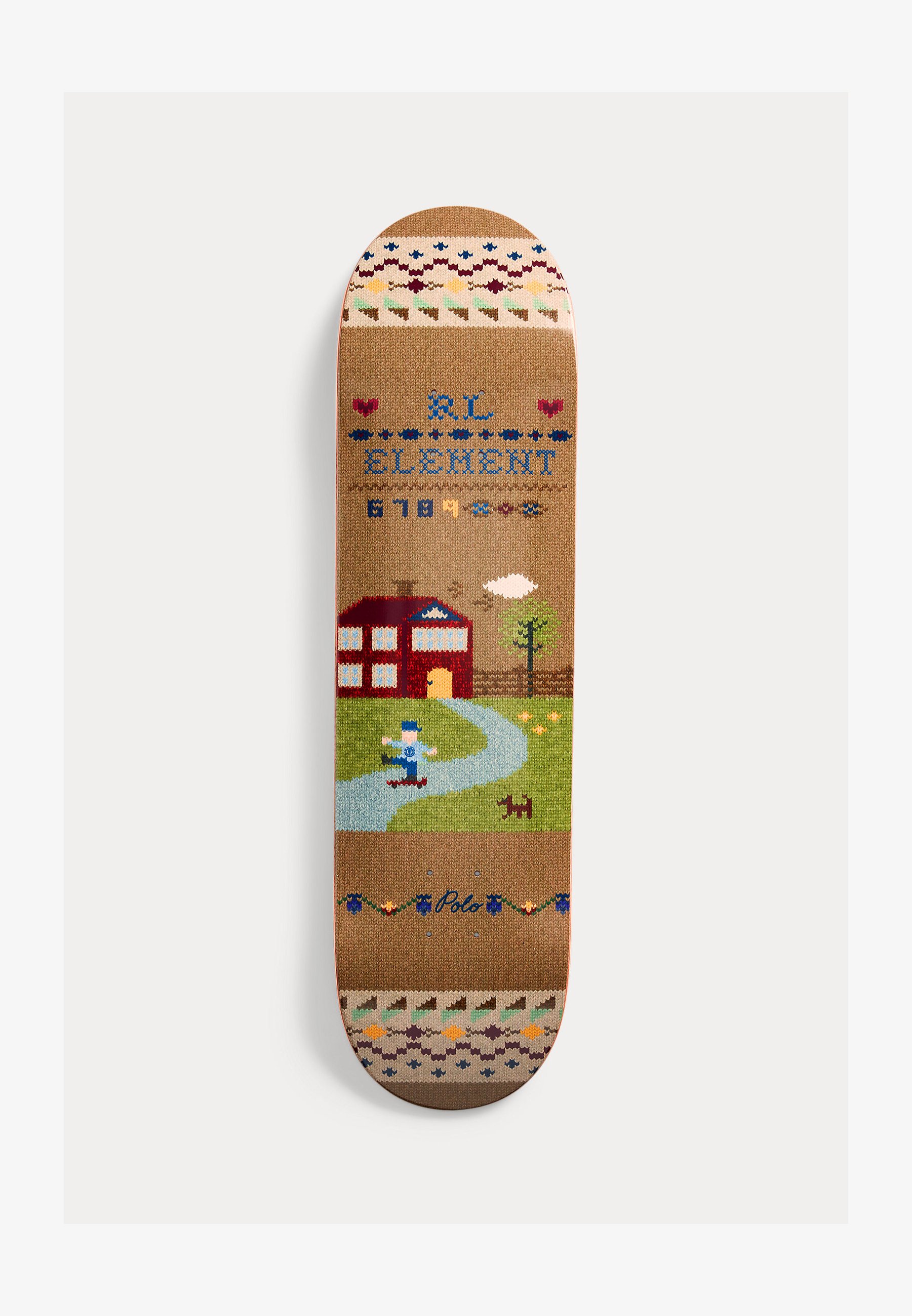 Skateboard Deck Ralph Lauren Skate Polo Bear 9X12 Polo Bear