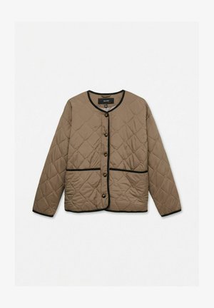 Vero Moda, QUILTED JACKET VMOLIVIA JACKET - Jas - chocolate chip