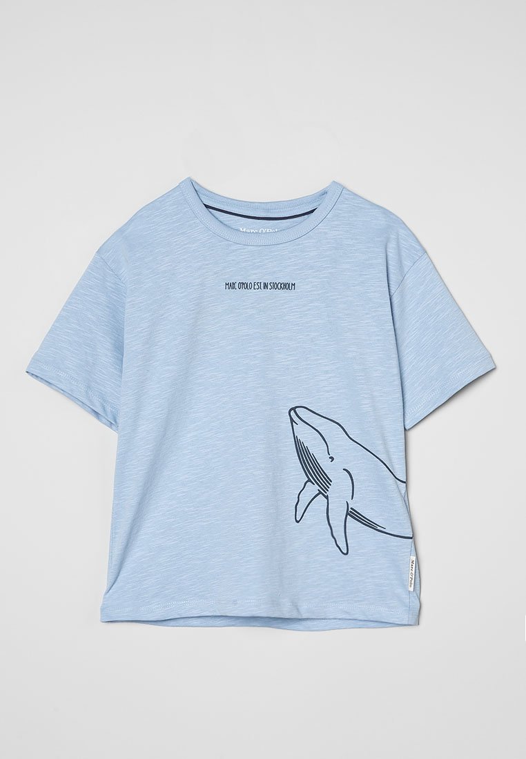 Marc O’Polo Junior T-shirt print lichtblauw Marc O’Polo Junior T-shirt print lichtblauw