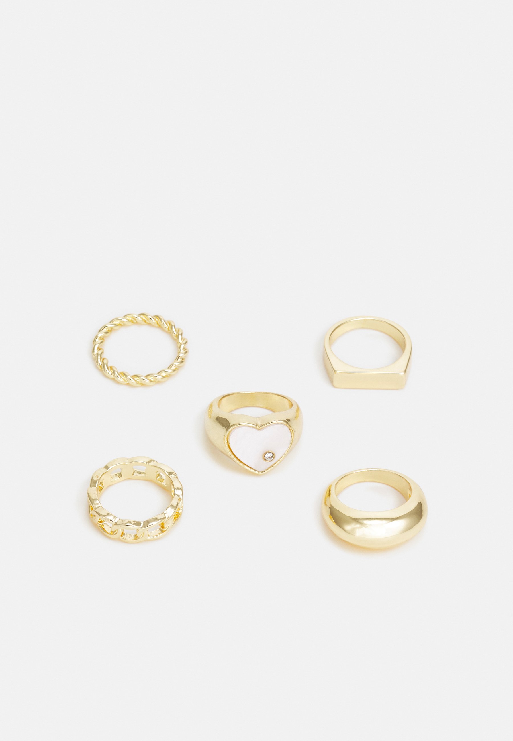 VIKI LYNN Set di anelli da sposa in argento Sterling 925 impilabili per matrimonio, fidanzamento, eternità, Argento Sterling 925 placcato in oro giallo 18 carati Zirconia cubica, zirconia cubica