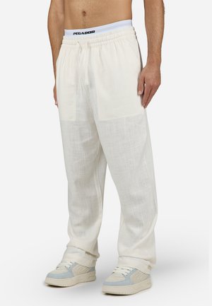 Pegador LAVUS WIDE PANTS - Kelnės - off-white