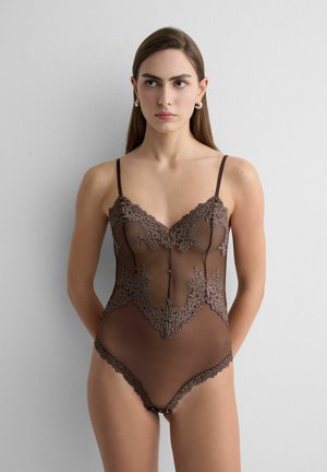 SPITZE PRETTY FLOWER - Body - brown