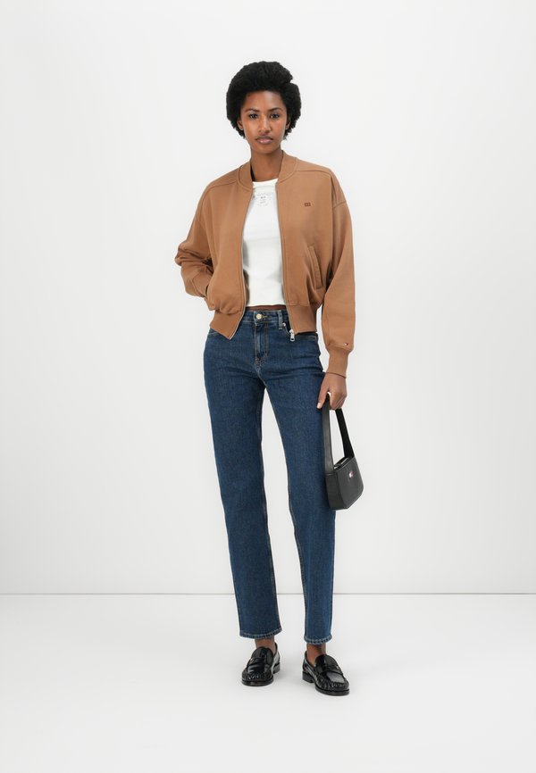 TONAL FLAG TERRY ZIP UP  - Bomber Jacket - hickory3