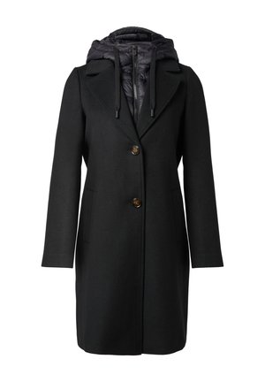 comma casual identity MIT HERAUSNEHMBAREM  - Wintermantel - schwarz