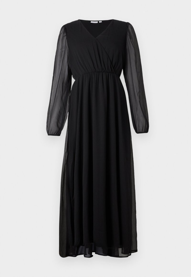 sachin and babi light blue dress Long Black Evening Dress with Silver Embroidery main image 1