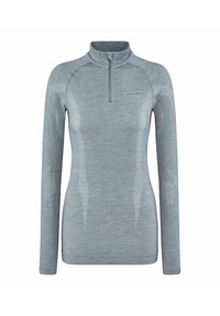 WOOL-TECH HIGH ZIP NECK COLD TO VERY COLD TEMPERATURES - Maglietta intima - grey heather