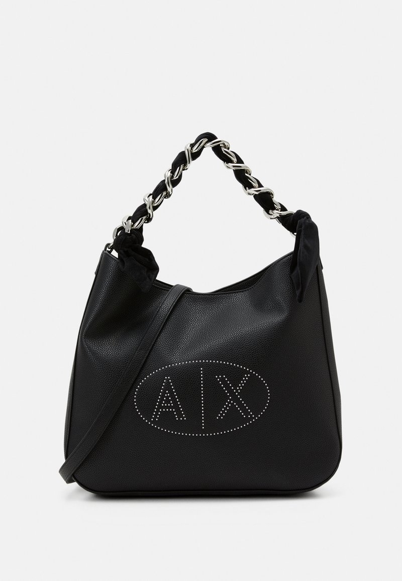 Armani Exchange HOBO BAG WOMAN'S HOBO BAG Handbag black Zalando.co.uk